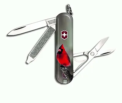 🌟🌟🌟🌟 Victorinox Swiss Army Pocket Knife Classic SD 58 Mm CARDINAL Boxed • $26.50