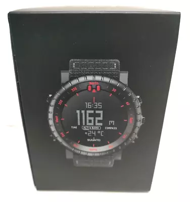 SUUNTO CORE Black Red SS023158000 Quartz Fishing Camping Outdoor Watch Unisex • $163.11