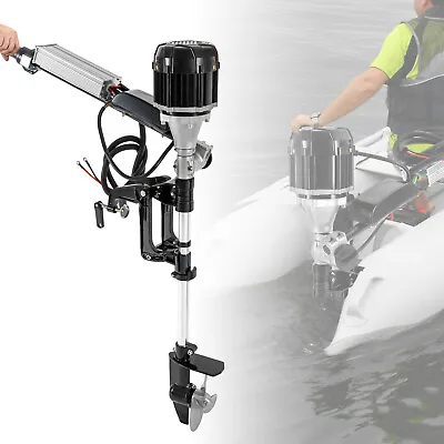 1000W 48V Electric Outboard Motor Fishing Boat Engine Brushless Trolling Motor • $269