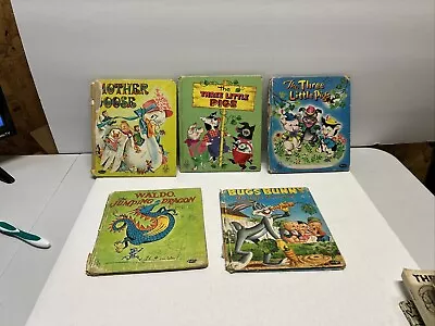 Mother Goose Three Little Pigs Waldo The Jumping Dragon Bugs Bunny Used • $1.99