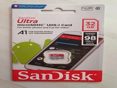 Memory Card 32 Gb Class 10 Micro SD For Mobile Phone Ultra A1 • $5.83
