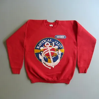 Vintage Fruit Of The Loom Nautical Bahamas Sweatshirt 90s  • $68