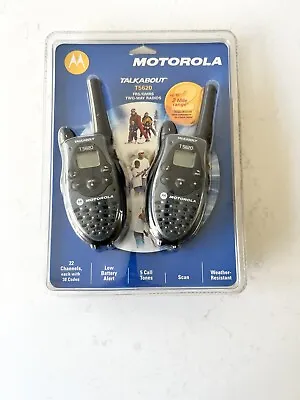 NEW Pair Of Motorola Talkabout T5620 Walkie Talkie 2-Way Radios - SEALED • $64.99