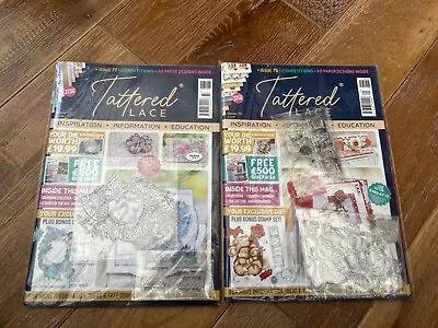 2 Tattered Lace Magazines Issue 75 & 77 • £6