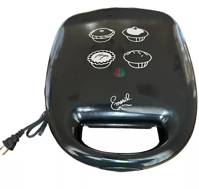 Electric Cake And Pie Maker Nonstick Plates Emeril By T-Fal Bakes 4 Cakes Black • $31.99