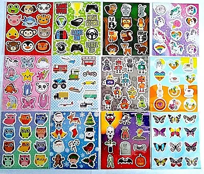 £1.39 • Buy Childrens Stickers Sticker Sheets Kids Party Bag Fillers Craft Reward Charts