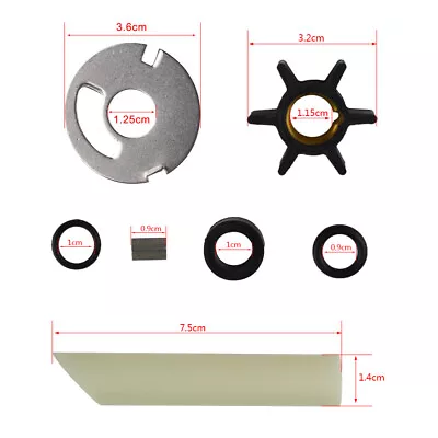 Mercury Mariner 4 4.5 6 7.5 9.8 HP Water Pump Impeller Kit 47-89981Q1/T1 18-3239 • $15.50