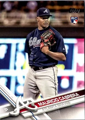 2017 Topps Mauricio Cabrera #455 Atlanta Braves Baseball Card • $1.96