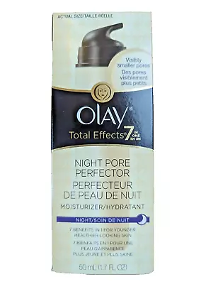 Olay Total Effects 7 In One Night Pore Perfector 1.7 Oz / 50 Ml - New • $19.90