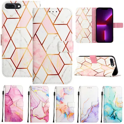 For IPod Touch 5/6/7th Gen Patterned Flip Magnetic Leather Wallet Case Cover • $15.89