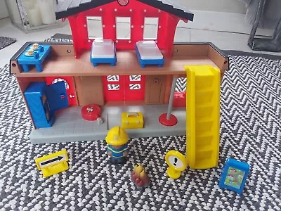 Chad Valley Tots Town Fire Station Playset With Accessories - Sound/Lights • £6.95