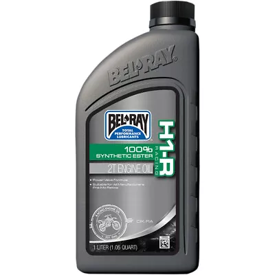 Bel-Ray H1-R Racing 100% Synthetic Ester 2T (2-Stroke) Engine/Motor Oil 1 Liter • $31.73