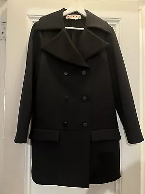 Marni Black Wool Coat • $159