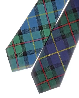 Tartan Tie Clan MacLeod Of Harris OR Pocket Square Scottish Wool Plaid • $32.85