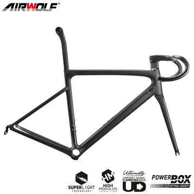 AIRWOLF T1100 Carbon Road Bike Frame Racing Aero Bicycle Superlight Rim Brake • $825