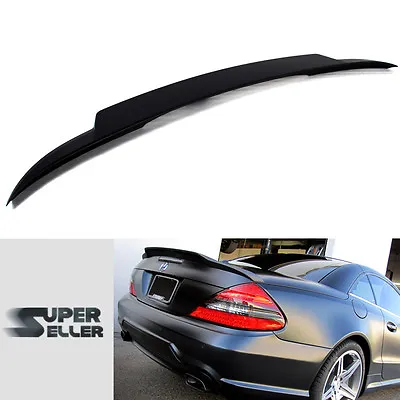 Fit For Mercedes Benz SL R230 Convertible Rear Trunk Wing Spoiler V-Style 2011 • $114