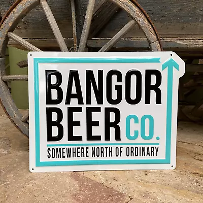 Bangor Beer Co Tin Tacker Metal Beer Sign • $26