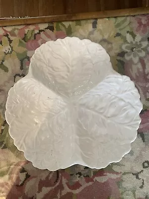 Wedgwood Cabbage Leaf Plate White • £15