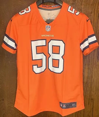 Nike Women's Broncos Von Miller On Field Limited Color Rush Jersey Size Medium  • $39.95