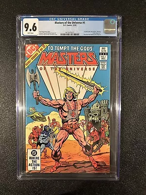 Masters Of The Universe #1 CGC 9.6 (DC)  - 1st Full MOTU Comic ~ Brand New Case • $95