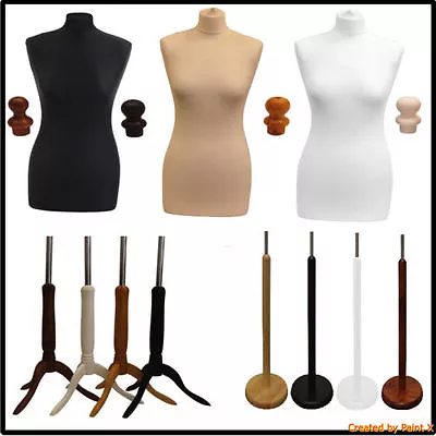 Tailor Dummies Dummy Dressmaker Mannequin Bust  Display Stand Female Male Child • £9.95