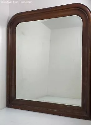 Vintage Art Home Decorative Style Wall Hanging Mirror Rectangle Wooden Framed • $29.99