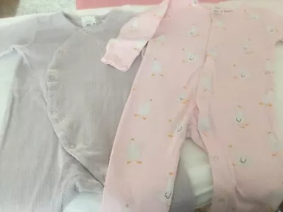 2x Baby Girl Sleepsuits By Zara9/12 Mths • £3