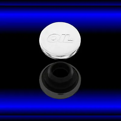 Valve Cover Oil Cap Stamped With Oil For Big Block Chevy 396 427 454 502 Chrome  • $11.49