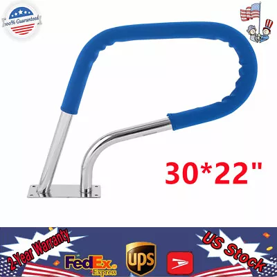 Stainless Steel Swimming Pool Ladder Step Handrail Universal Pool Rail New • $72.38