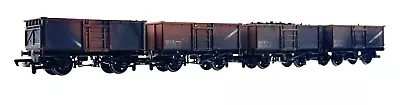 Mainline 00 Gauge - 4 X Mixed Br Brown Open Mineral Plank Wagons - Unboxed • £19.95