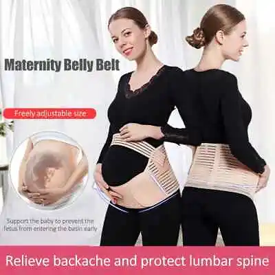 Women Maternity Band Abdomen Abdominal Binder Support Belt Pregnancy Body Shaper • £15.79