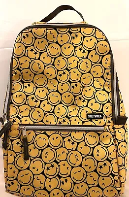 SMILEYWORLD Backpack 13 In. Laptop Sleeve Yellow Smiley Emoji Teen- CONCEPT ONE  • $19.99