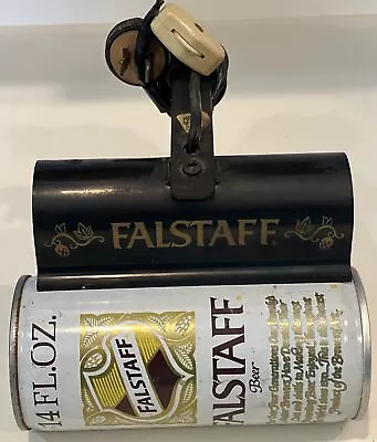 Vintage FALSTAFF BEER Error Can Military Use Only And Bar Light • $49.99