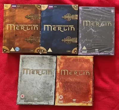 £24.75 • Buy Merlin : Series 1-5 DVD Bundle