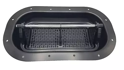 8  X 13-3/8  Black Horse Trailer Vent With 1/4 Tall Trim Garnish • $54.99