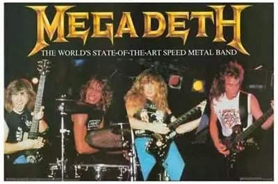 Megadeth State-of-the-Art Speed Metal Band Poster Print • $21.99