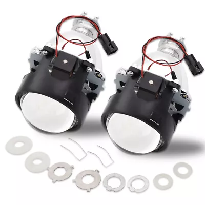 Mini HID Xenon H1 2.5 Inch Bi-xenon Projector Lens H4 H7 Headlight Retrofit DIY • $33.99