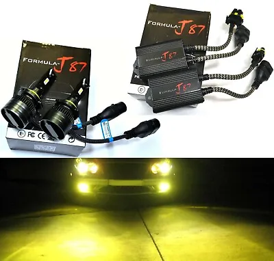 LED G8 Canceler 9005 HB3 3000K Yellow Two Bulb Light DRL Daytime Replacement Fit • $51