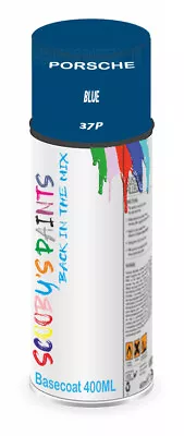 For Porsche Paint Spray Aerosol Blue Code 37P Car Can Scratch Fix Repair • £17.10