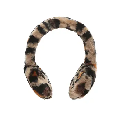 £52.83 • Buy Nib Faux Fur Leopard Print Earmuffs 
