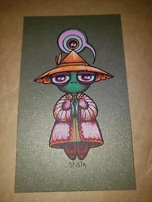 Marq Spusta Asian Monk Art Print Mini 2021 Silkscreen Limited Edition UV Inks • $60