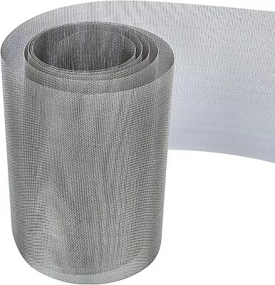 Stainless Steel Mesh Sheets Woven Fine Metal Wire Roll Filter Screen Insect Net • £6.95