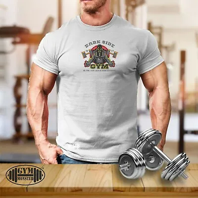 Darkside Gym T Shirt Gym Clothing Bodybuilding Training Workout Exercise MMA Top • £10.99