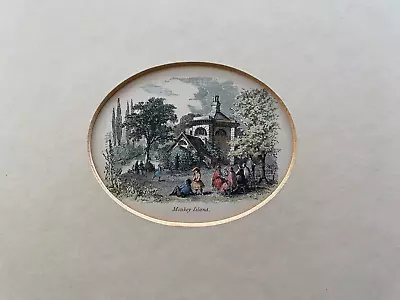 1875 Antique Print; Monkey Island Bray Berkshire • $9.85