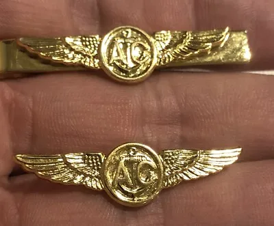 USN Navy Naval Air Crew Wings Military Insignia Pin & Tie Clip Lot • $19.99