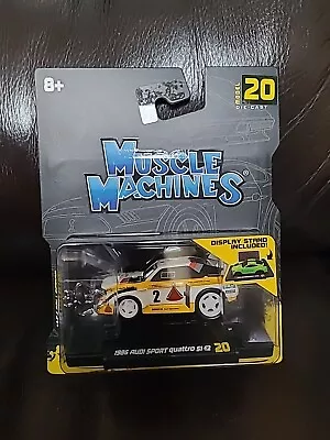 Muscle Machines 1986 Audi Sport Quattro S1 1:64 Scale *new* • $19.95