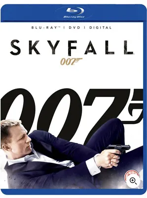 James Bond Skyfall 007 Blu-Ray DVD Digital (2013) Daniel Craig • £2.99