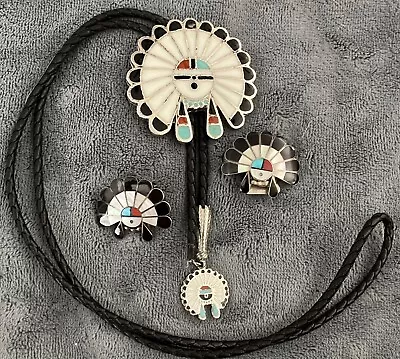 Zuni Native American Bolo Ties • $75