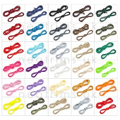 Waxed Cord String1.5mm & 3.0mm26 Colors Craft Jewelry Making ThongNeotrims UK • £1.49