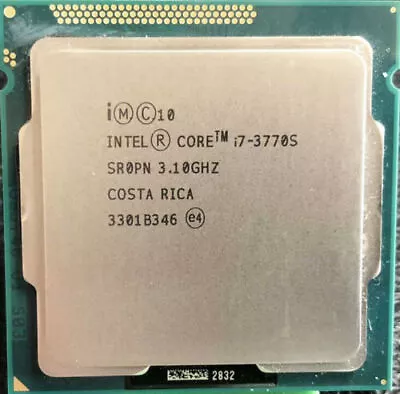 £47.99 • Buy Intel Core I7-3770S CPU Quad-Core 3.1GHz 8M 5 Gt/s SR0PN LGA1155 Processor
